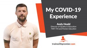 Andy Heald Covid-10 experience